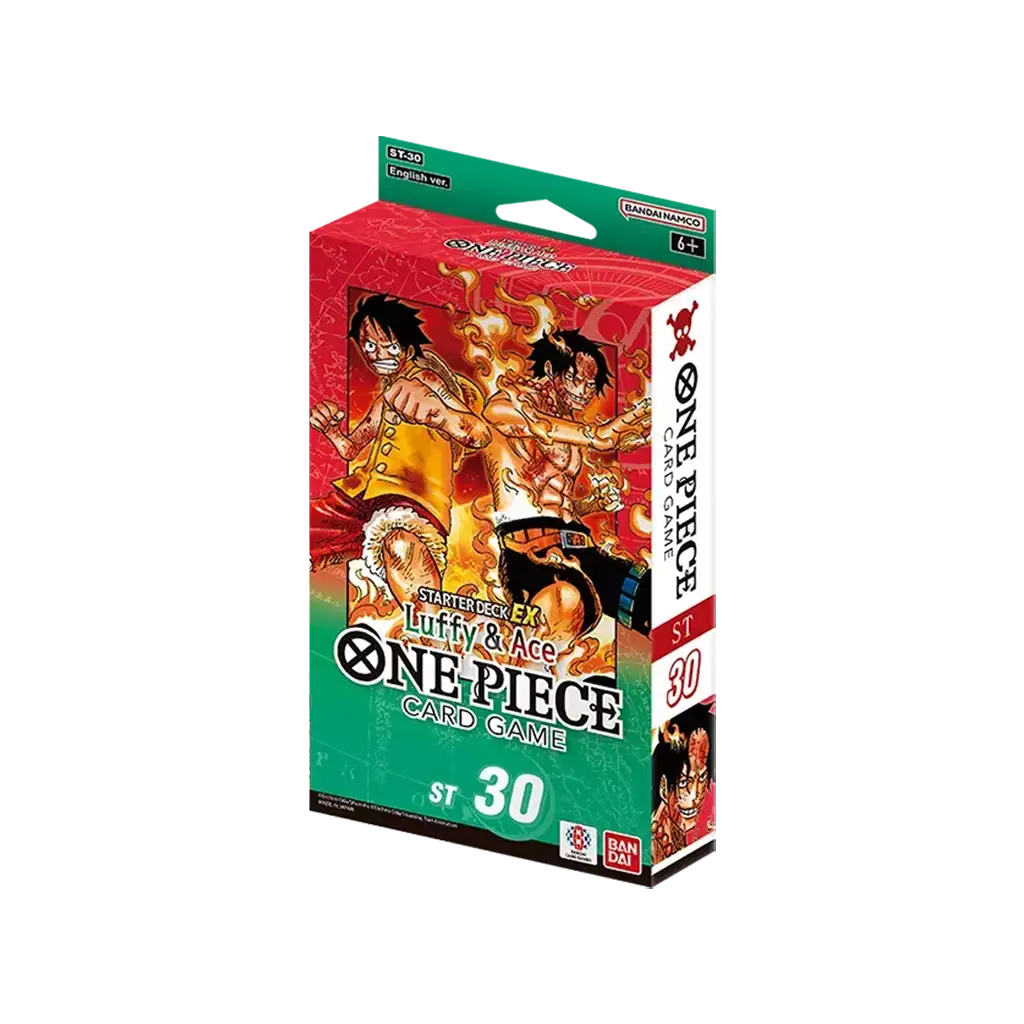 One Piece Card Game Starter Deck EX Luffy und Ace ST30 Englisch Verpackung