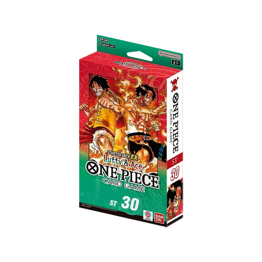One Piece Card Game Starter Deck EX Luffy und Ace ST30 Englisch Verpackung