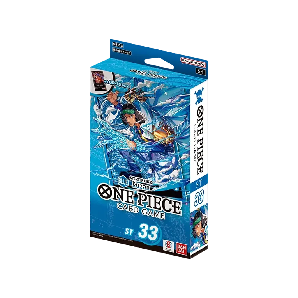 One Piece Card Game Blue Kuzan Starter Deck ST33 Englisch mit OP-16 Boosterpack