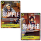One Piece Illustration Box Vol. 7 Promokarten Silvers Rayleigh OP14-108 und Shakuyaku OP14-107
