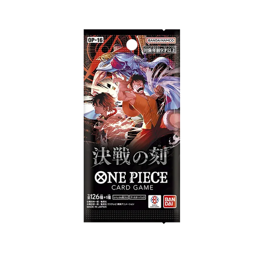 One Piece Card Game The Time of Battle OP16 Einzelbooster JP mit Luffy, Ace und Whitebeard Artwork