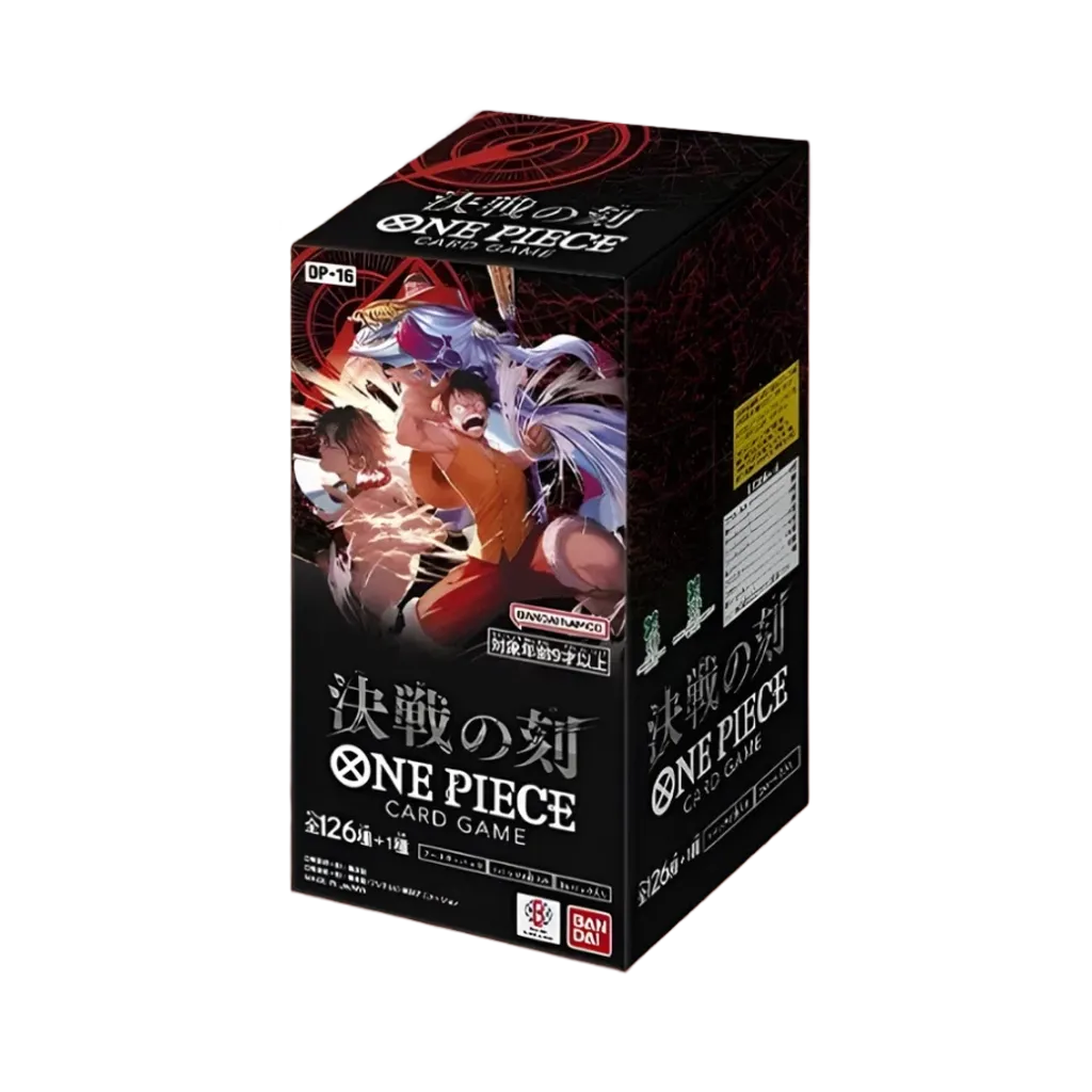 One Piece Card Game The Time of Battle OP16 Booster Display JP mit Luffy, Ace und Whitebeard Artwork