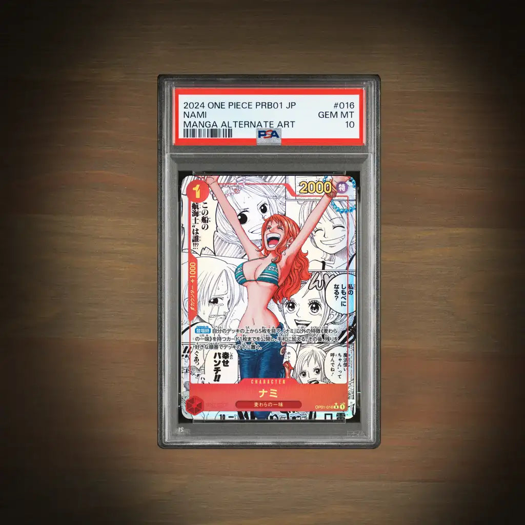 Nami Manga Rare PRB01 PSA 10 graded japanisch