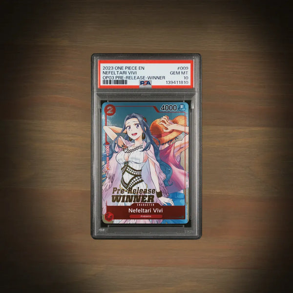 One Piece Nefeltari Vivi OP03 Pre-Release Winner PSA 10 kaufen