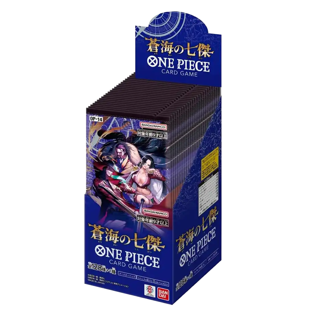 *B-WARE One Piece Card Game - THE AZURE SEA’S SEVEN Booster Display OP14 [JP]