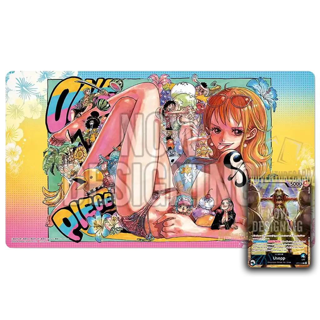 One Piece Card Game - Official Playmat Bandai Card Games Vol. 3 - Usopp OP10-042 Leader [EN]