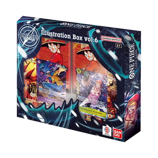 One Piece Card Game Illustration Box Vol.6 IB-06 – Produktbox mit Promo-Karten und Boosterpacks
