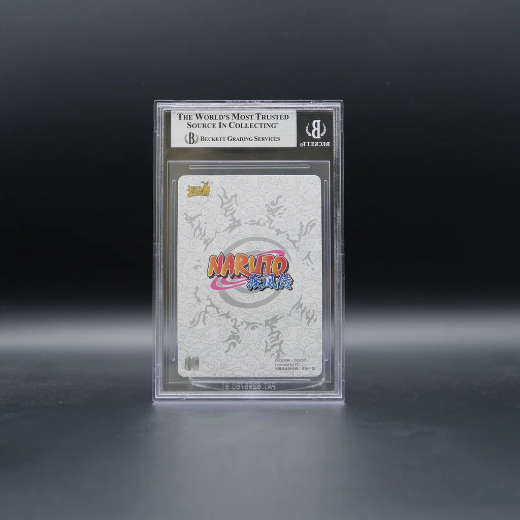 Onoki NR-BP-023 BP Naruto Kayou BGS 9 Mint chinesisch, Slab Rückseite