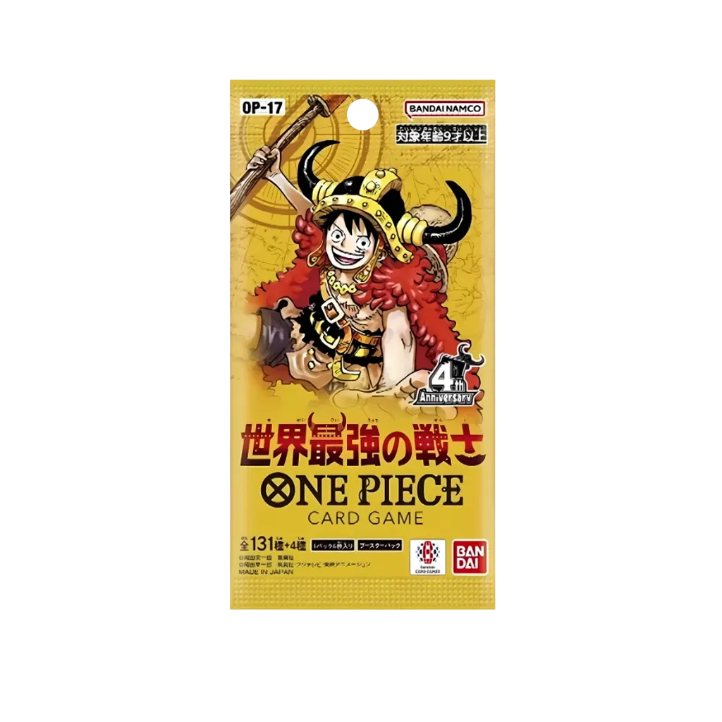 One Piece Card Game OP17 The World's Strongest Warriors Booster japanisch mit Elbaf Luffy