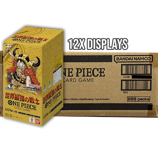 One Piece Card Game - The World's Strongest Warriors OP17 Sealed Case (12 Displays) [JP]