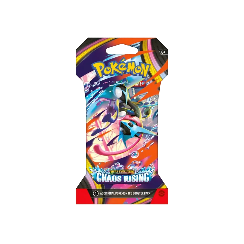 Pokemon Mega-Entwicklung Chaos Rising ME04 Sleeved Booster Englisch