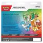 Rückseite der Pokemon Erste Partner Illustrations-Kollektion Serie 3 DE mit Inhalt und Produktinformationen