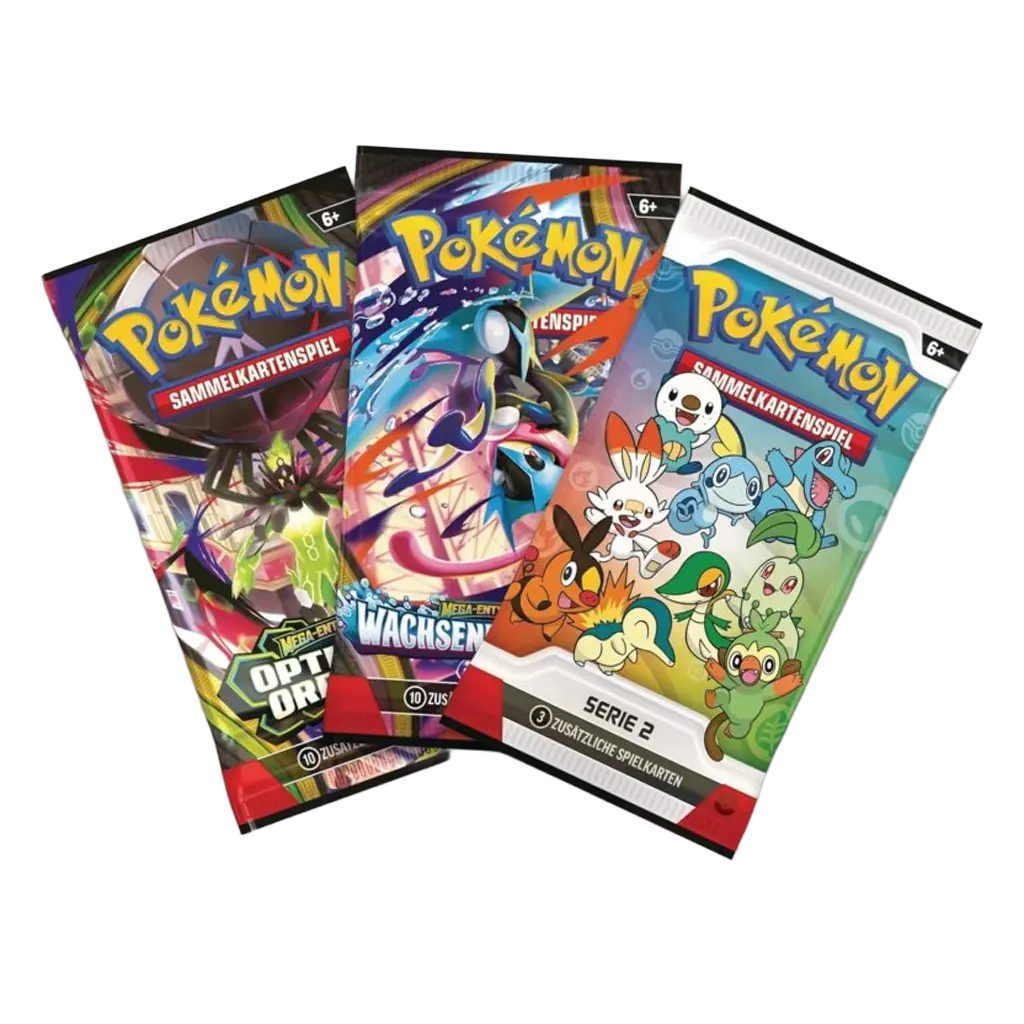 Pokemon Erste Partner Illustrations-Kollektion Serie 2 Deutsch Boosterpacks