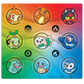 Pokemon Erste Partner Kollektion Sticker
