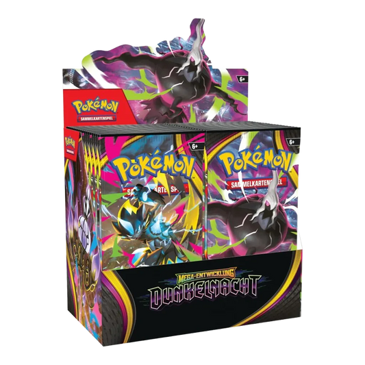 Pokemon Mega-Entwicklung ME05 Dunkelnacht Booster Display Deutsch mit 36 Boosterpacks
