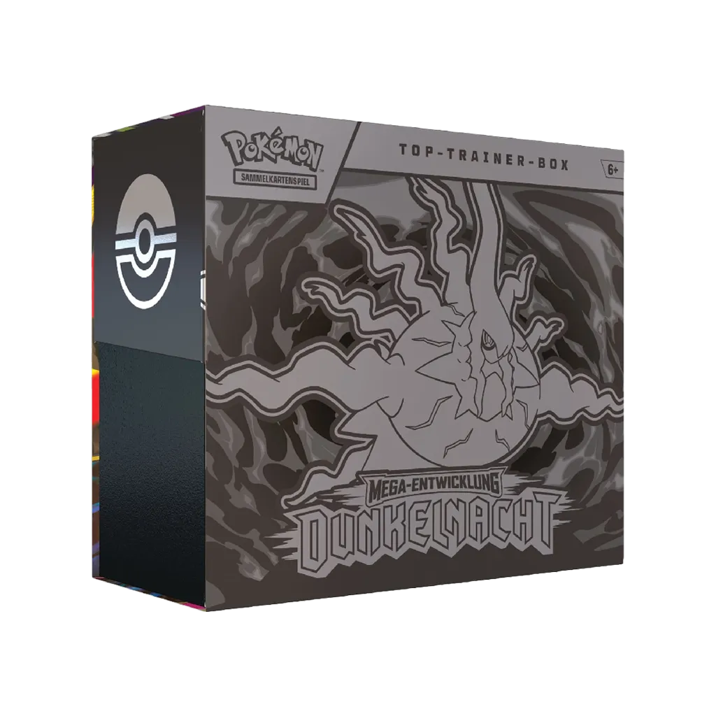Pokemon Mega-Entwicklung ME05 Dunkelnacht Top-Trainer-Box Deutsch mit Mega-Darkrai-ex Motiv