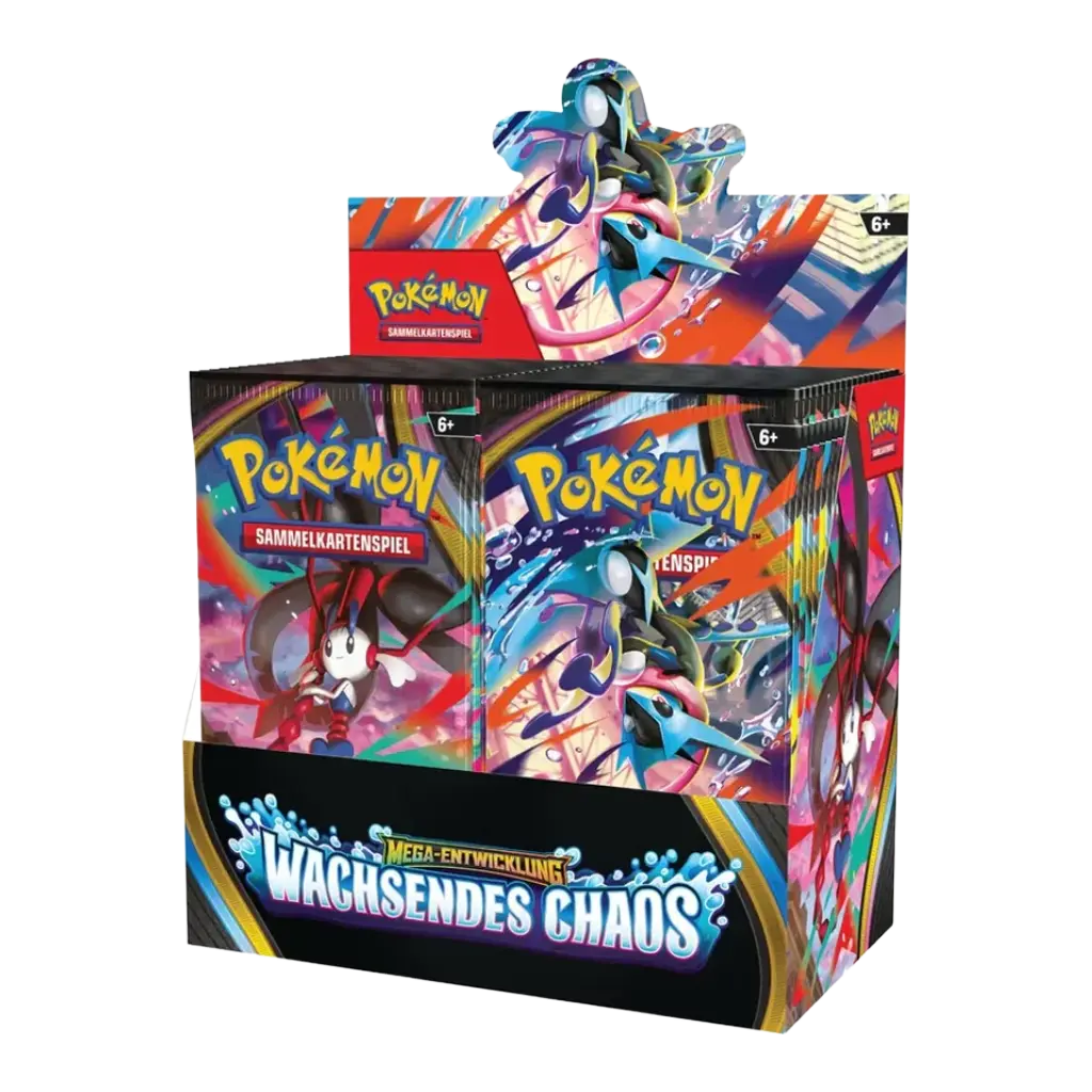 Pokemon Wachsendes Chaos ME04 36er Booster Display Deutsch mit 36 Packs