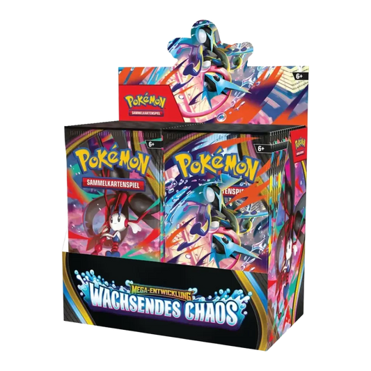 Pokemon Wachsendes Chaos ME04 36er Booster Display Deutsch mit 36 Packs