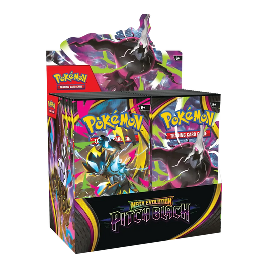 Pokemon Mega Evolution Pitch Black Booster Display EN mit 36 Boostern und Mega-Darkrai-ex