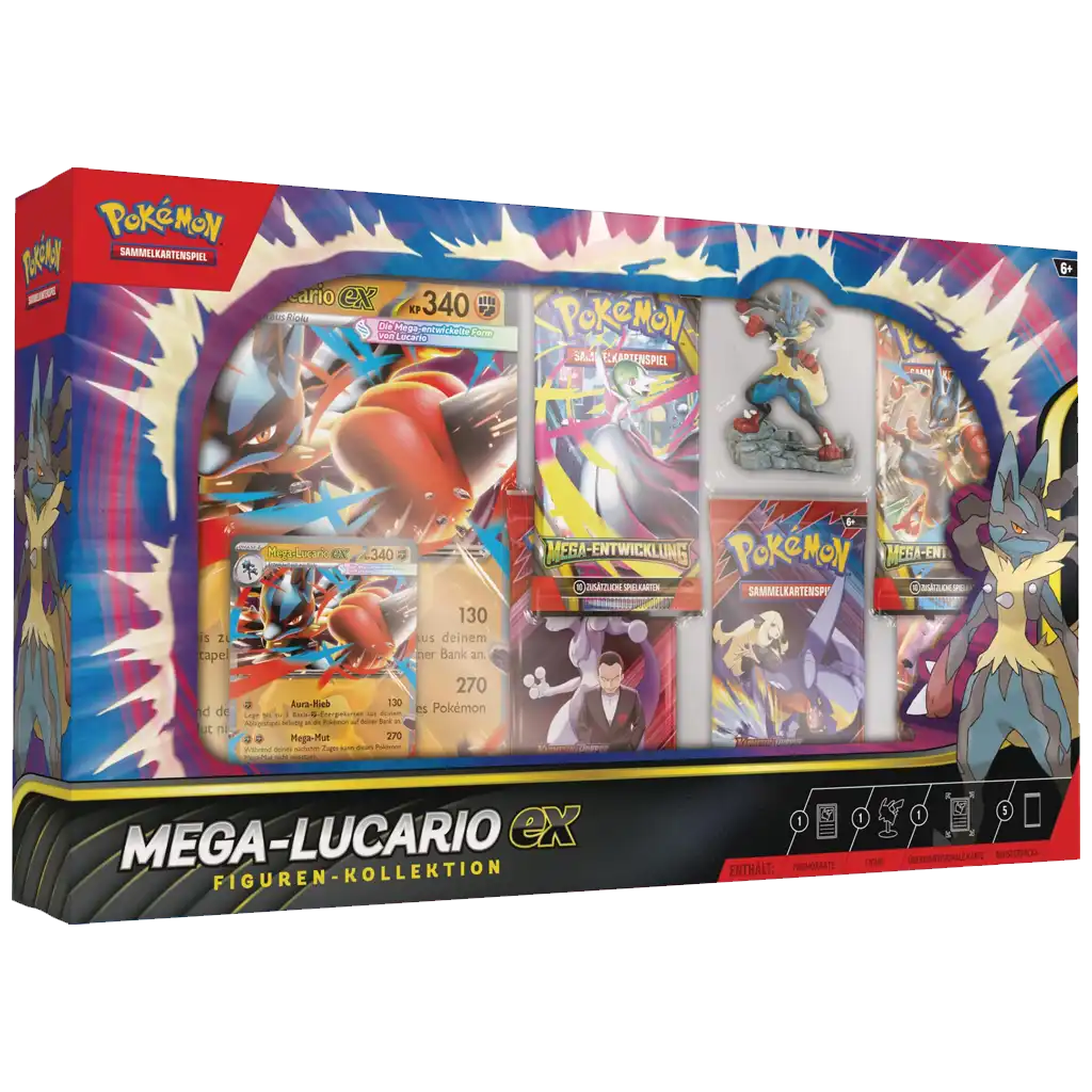 Pokemon TCG - Mega Lucario-ex Figuren-Kollektion [DE]