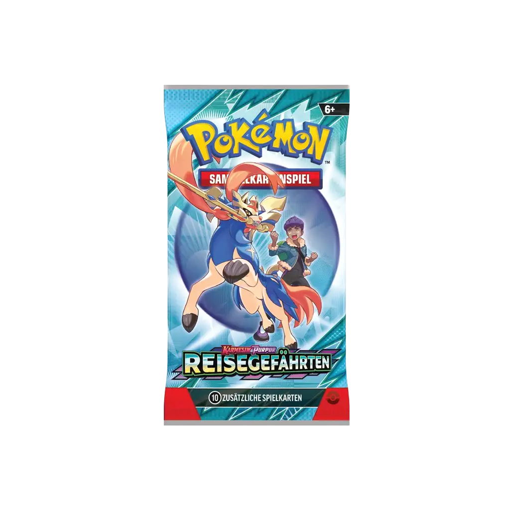 pokemon reisegefährten Booster mit Zacian Artwork