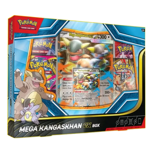 Pokémon TCG Mega Kangaskhan ex Collection Englisch – Box mit Promo-Karte, Oversize-Karte & 4 Booster Packs