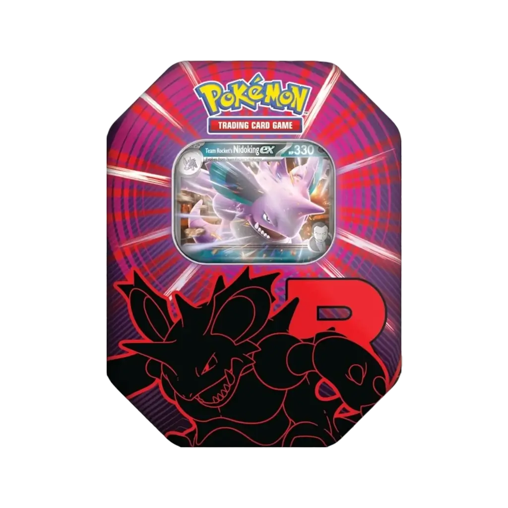 Pokemon - Team Rocket Herbst 2022 Tin Nidoking/Mewtu/Snobilikat [EN]