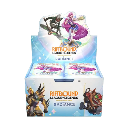 Riftbound League of Legends Radiance Booster Display Englisch mit 24 Boostern