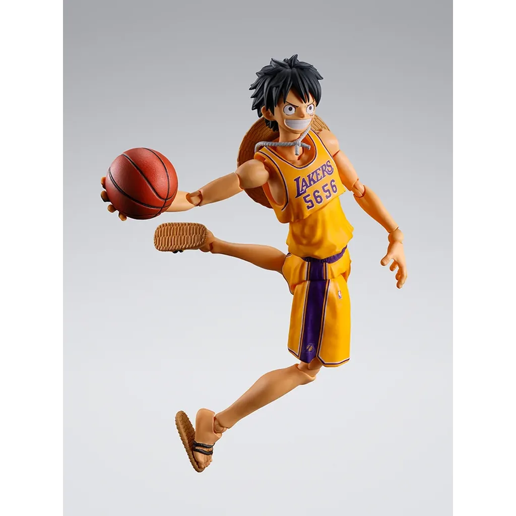 One Piece x NBA - Monkey D. Luffy Los Angeles Lakers S.H.Figuarts