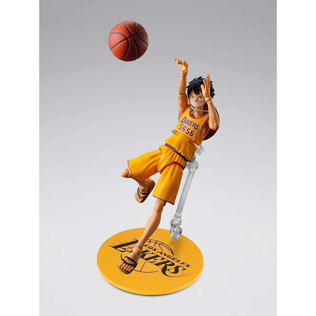 One Piece x NBA - Monkey D. Luffy Los Angeles Lakers S.H.Figuarts