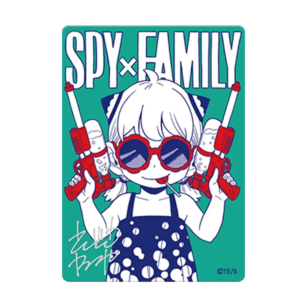 SPY × FAMILY Anya Forger Shueisha Natsucomi 2026 Metakira Card mit gedruckter Tatsuya Endo Signatur