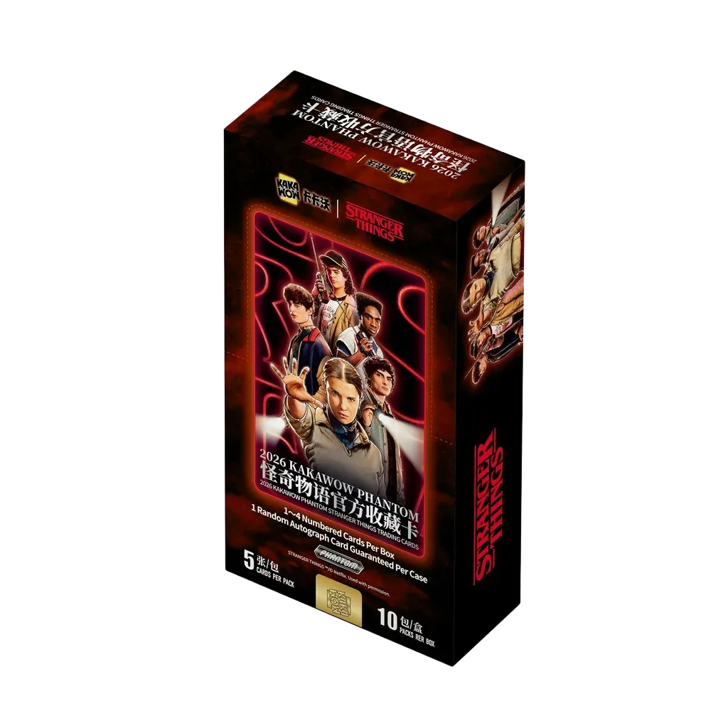 Kakawow 2026 Phantom Stranger Things Trading Cards Hobby Box EN mit 10 Boosterpacks