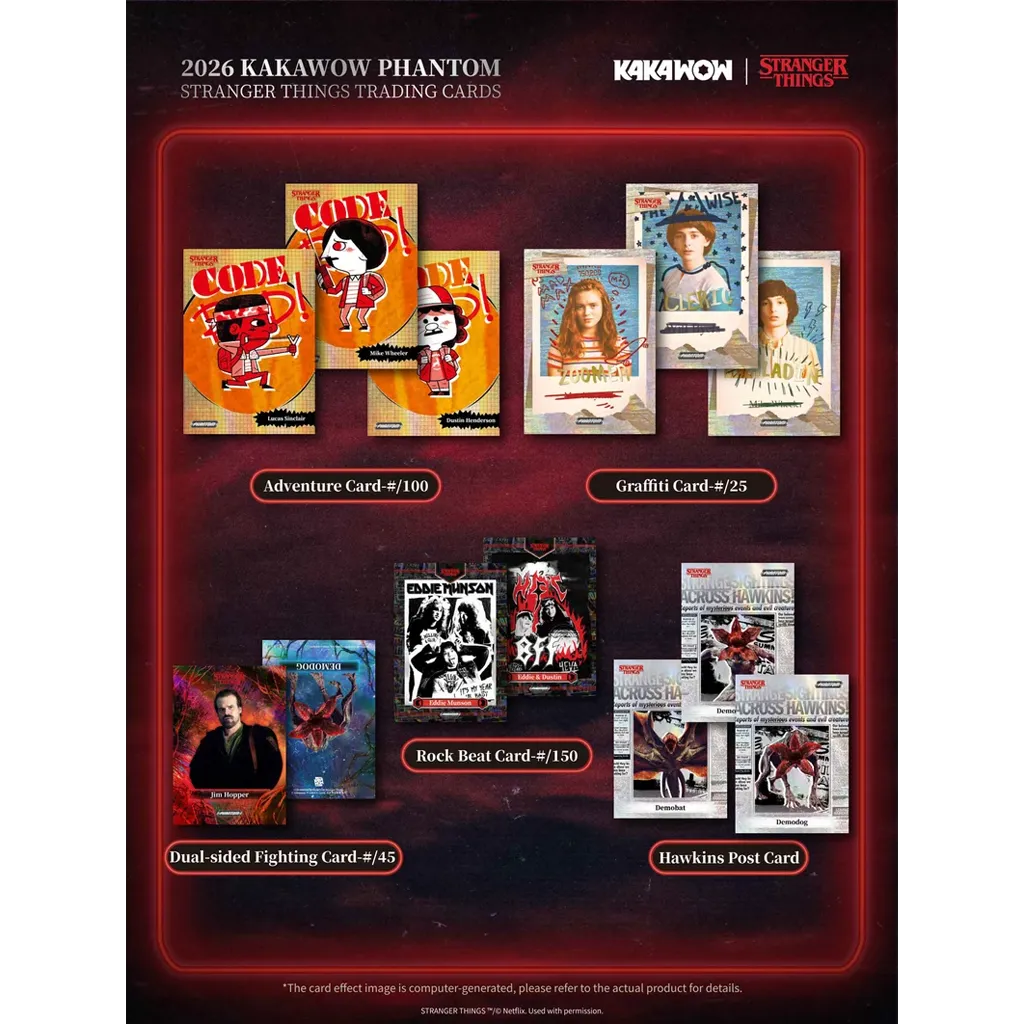 Kakawow - Phantom Stranger Things Trading Cards Hobby Box 2026