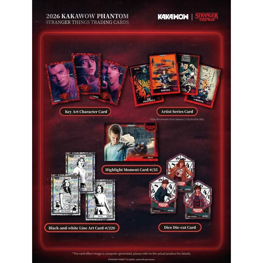 Kakawow - Phantom Stranger Things Trading Cards Hobby Box 2026