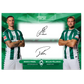 SV Werder Bremen Trading Card 100 Jahre Weserstadion – Dual On-Card Autogramm Marco Friedl und Niclas Füllkrug