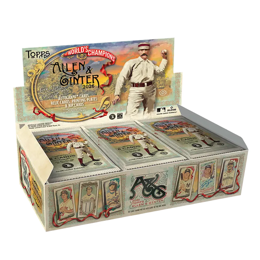 Topps Allen & Ginter Baseball 2026 Hobby Box englisch mit 24 Packs und 2 Hits