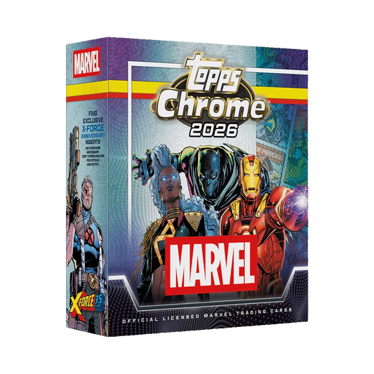 Topps Chrome Marvel Comics Mega Box 2026 Englisch mit X-Force Anniversary Inserts