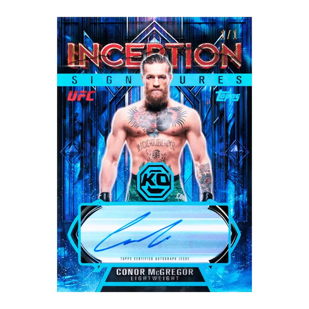 Topps Knockout UFC 2026 Inception Signatures Autogrammkarte von Conor McGregor