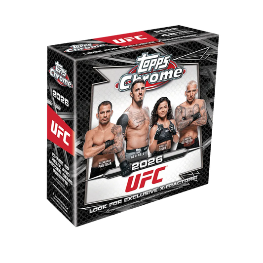Topps Chrome UFC 2026 Mega Box englisch mit exklusiven X-Fractor Parallels
