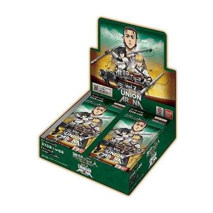 union arena attack on titan vol.2 booster box display EX10BT