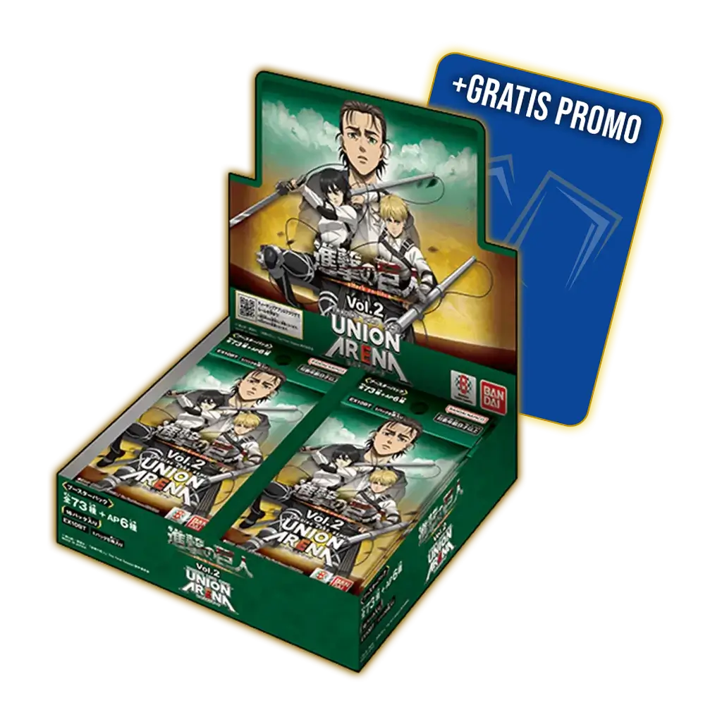 Union Arena - Attack on Titan Vol.2 Booster Display [EX10BT] FIRST EDITION [JP]