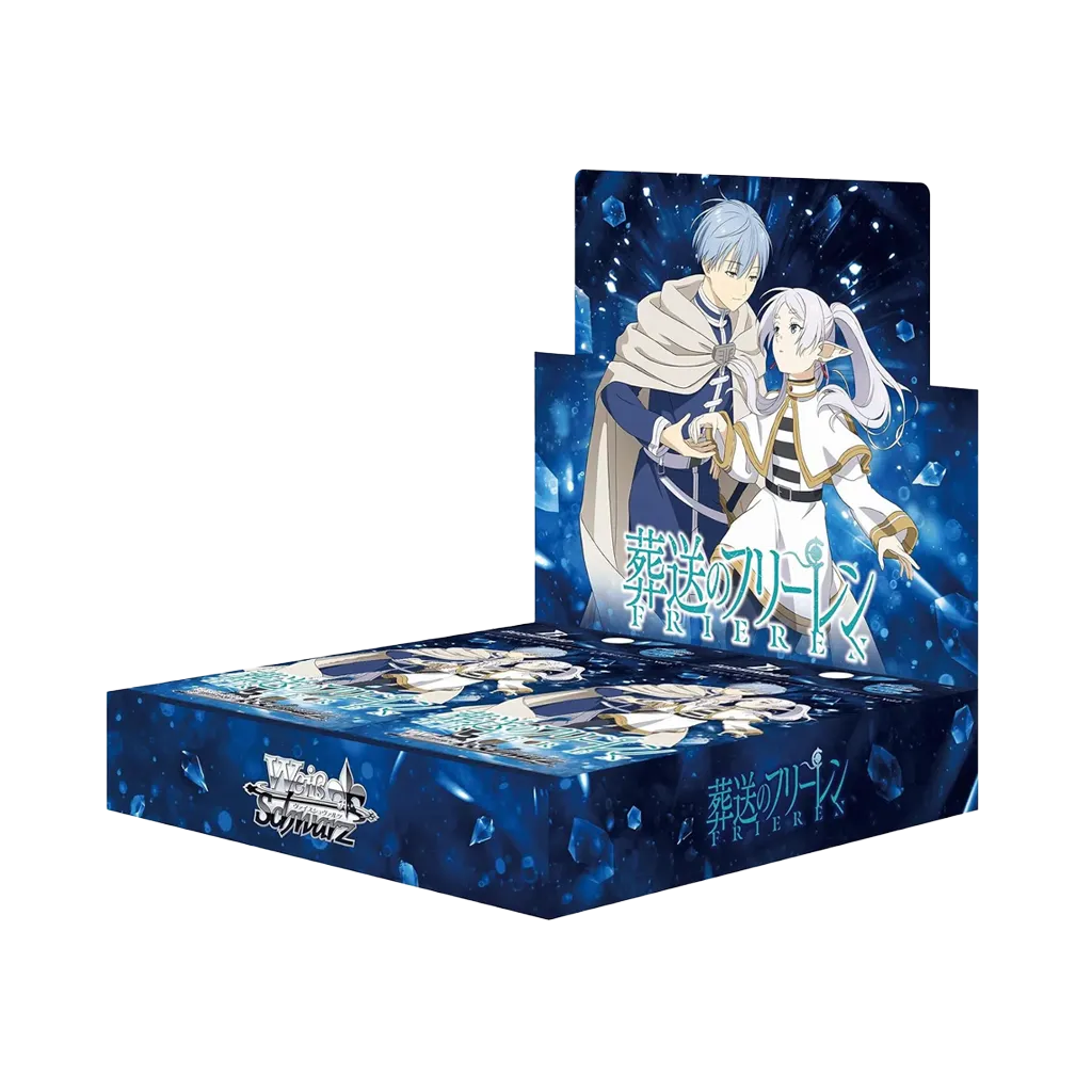 Weiß Schwarz Sousou no Frieren Vol. 2 Booster Display japanisch mit Frieren und Himmel auf der blauen Verpackung