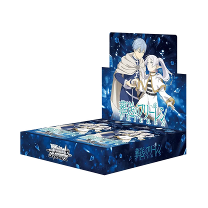 Weiß Schwarz Sousou no Frieren Vol. 2 Booster Display japanisch mit Frieren und Himmel auf der blauen Verpackung