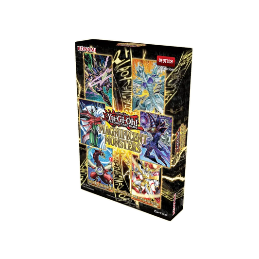 Yugioh Magnificent Monsters Box deutsch 1. Auflage mit drei Packs und Secret Rares