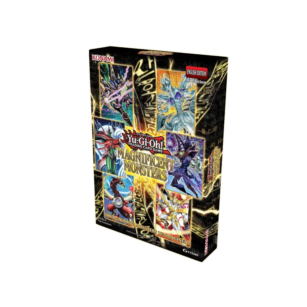 Yu-Gi-Oh Magnificent Monsters Box englische 1st Edition mit drei Packs und Secret Rares