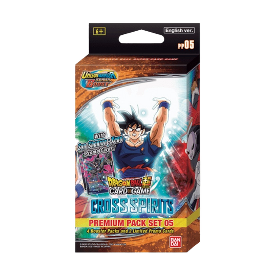 DragonBall Super Card Game Premium Pack Set 05 Cross Spirits