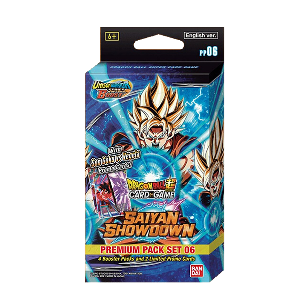 Dragon Ball Super Card Game Saiyan Showdown Premium Pack Set PP06