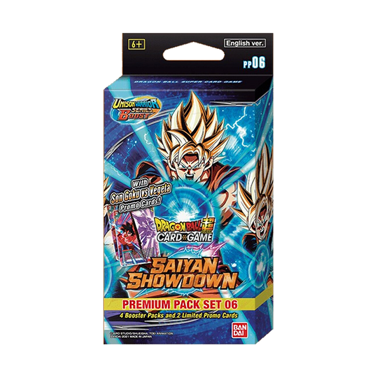 Dragon Ball Super Card Game Saiyan Showdown Premium Pack Set PP06