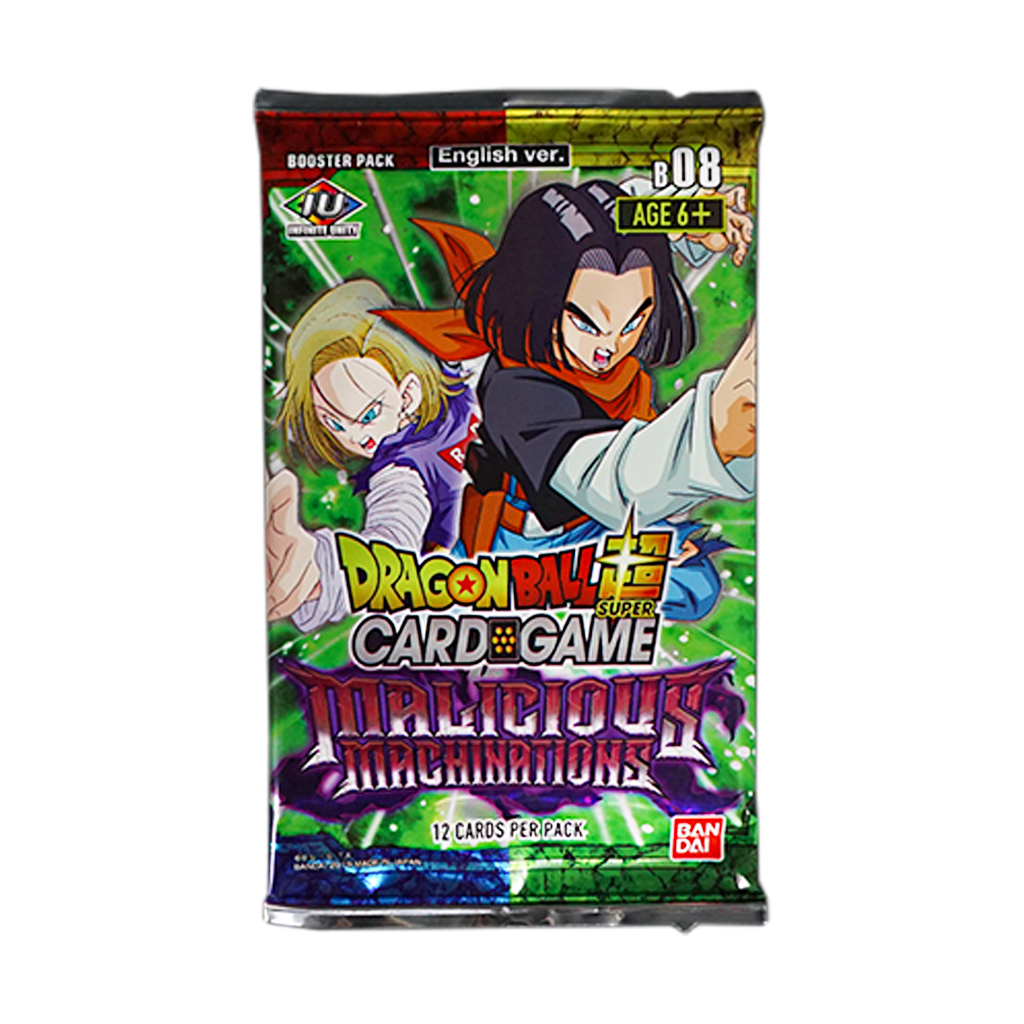 Dragonball Super Card Game Malicious Machinations BT08 Booster Android C17 C18 Design