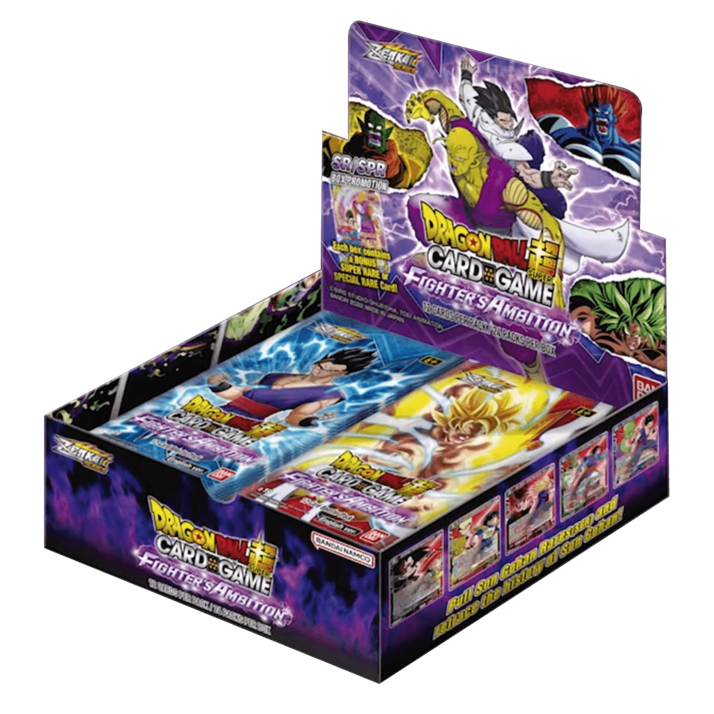 Dragonball super card game Zenkai series 02 Fighters ambition BT19 Display